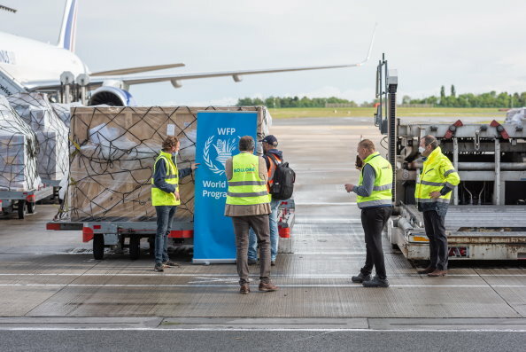 WFP의 코로나19 대응: 유엔의 신규 물류 터미널 가동 시작, 아프리카 지원 날개 달았다