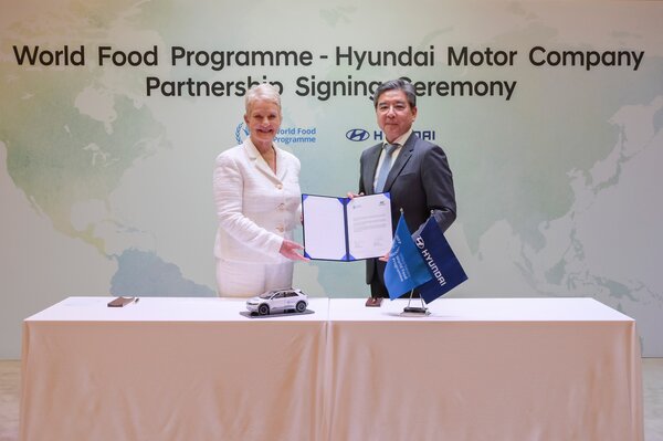 고양 현대모터스스튜디오에서 열린 파트너십 체결식 ⓒ현대자동차, WFP/Yanghae Won(2)