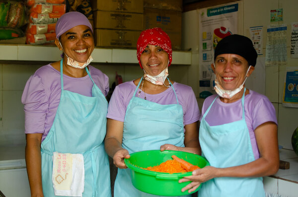 베네수엘라. 수크레 지역의 WFP 학교 급식 프로그램에 종사하는 요리사들 © WFP/Marianela Gonzalez
