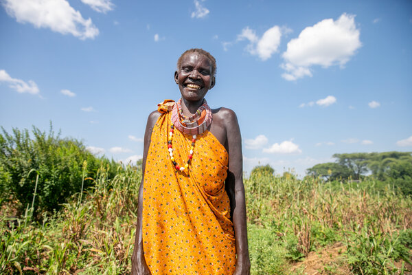 남수단. KOICA의 지원으로 진행되는 동아프리카 분쟁취약국 지원 사업 수혜자 모습 ©WFP/Eulalia Berlanga