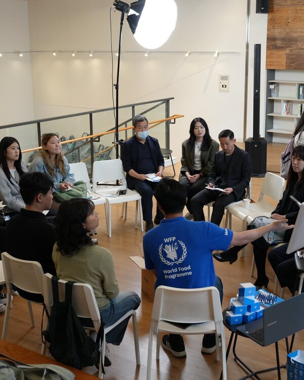 KOICA가 주최한 2025 국제기구 진출 설명회 '폭싹 국제수다'에 참가한 WFP 한국사무소 ©WFP Korea