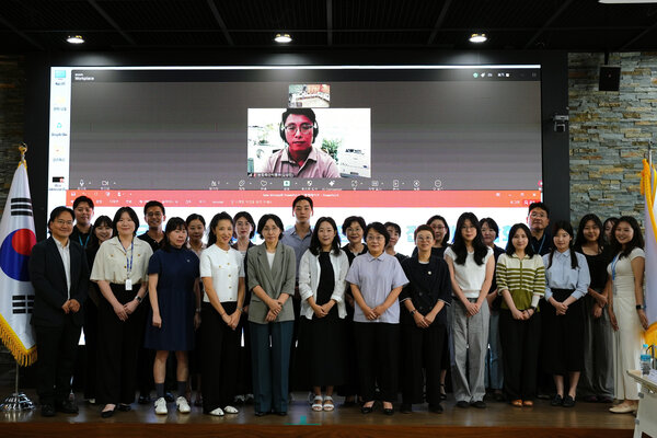 7월 동안 두 차례에 걸쳐 진행된 학교 급식 전문가 간담회 ©WFP Korea