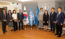 WFP 로마 본부에 방문한 한국대표단
