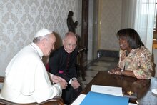 WFP 사무총장, 프란치스코 교황 접견