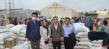 국회 이재정, 김태호, 김승남 의원, 에티오피아 WFP 한국 쌀 지원 현장 방문