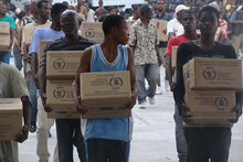 아이티 지진에 대한 WFP의 대응: 식량 위기는 없었다